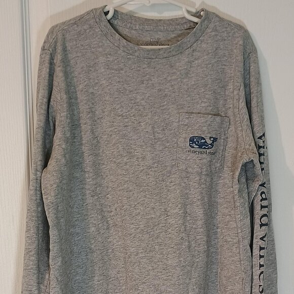 Vineyard Vines Other - Vineyard Vines/T Shirt/Kids S/Gray Blue Graphic Long Sleeve